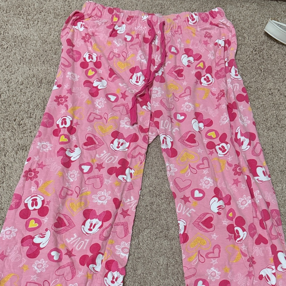 Disney Minnie & Mickey Pajama Pants 💚